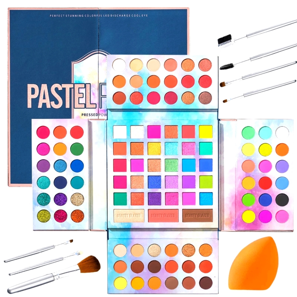 New Makeup Palette 82 Shades Matte Shimmers Blush Highlighter Contour Kit‎